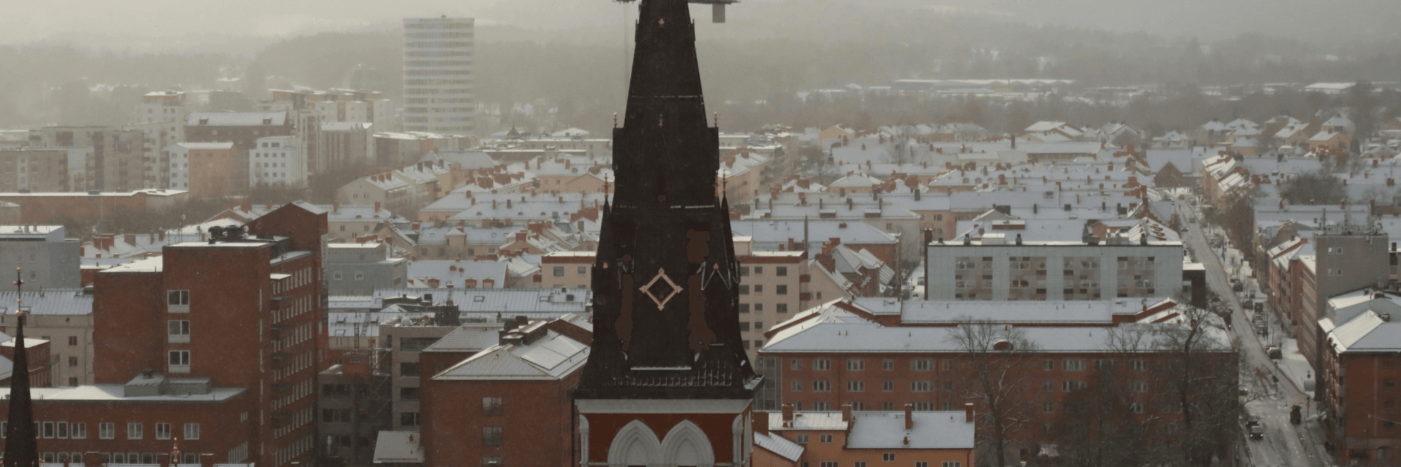 Vy över Umeå