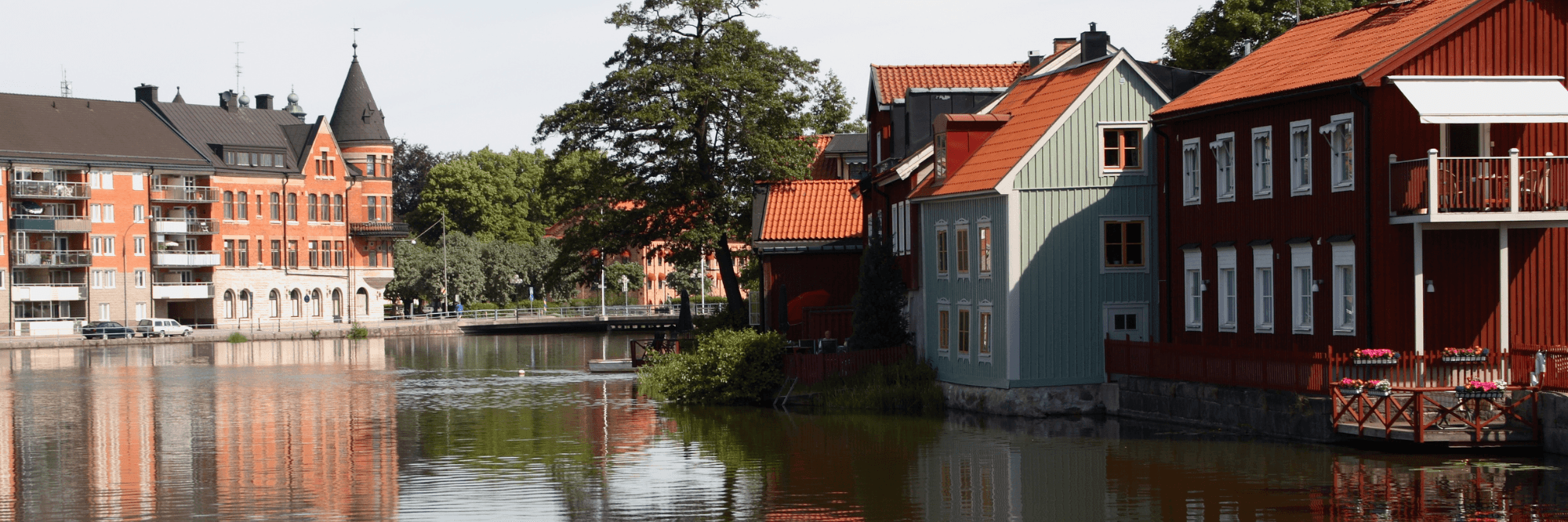Vy över Eskilstuna