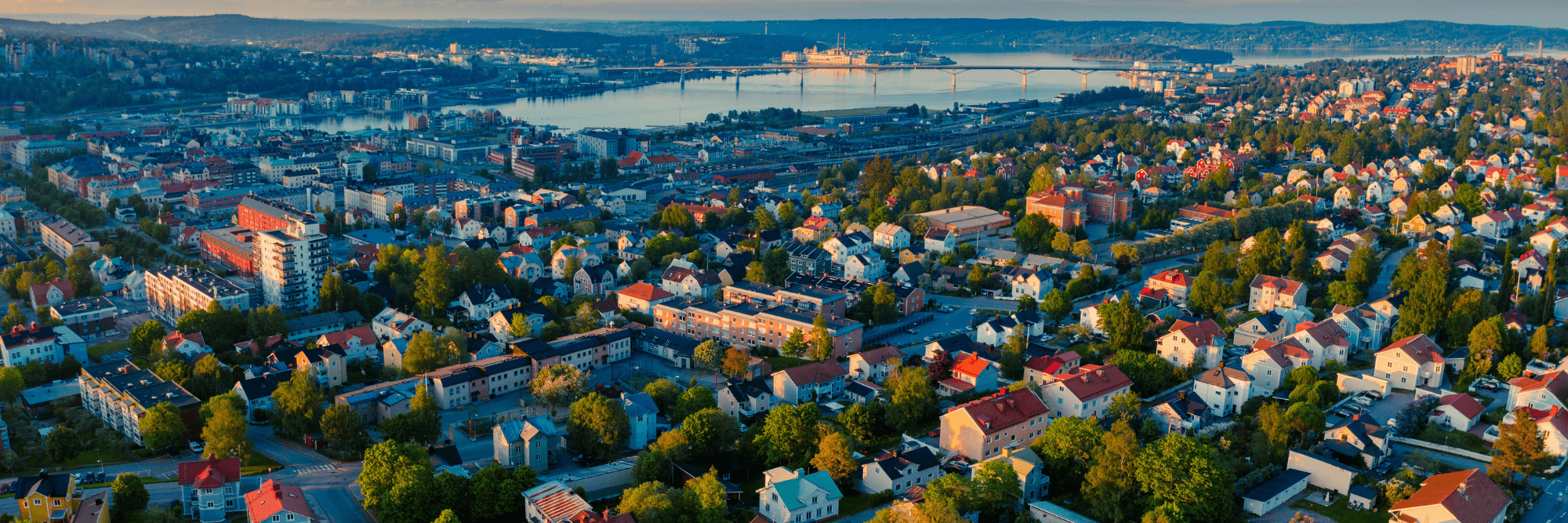 Vy över Sundsvall