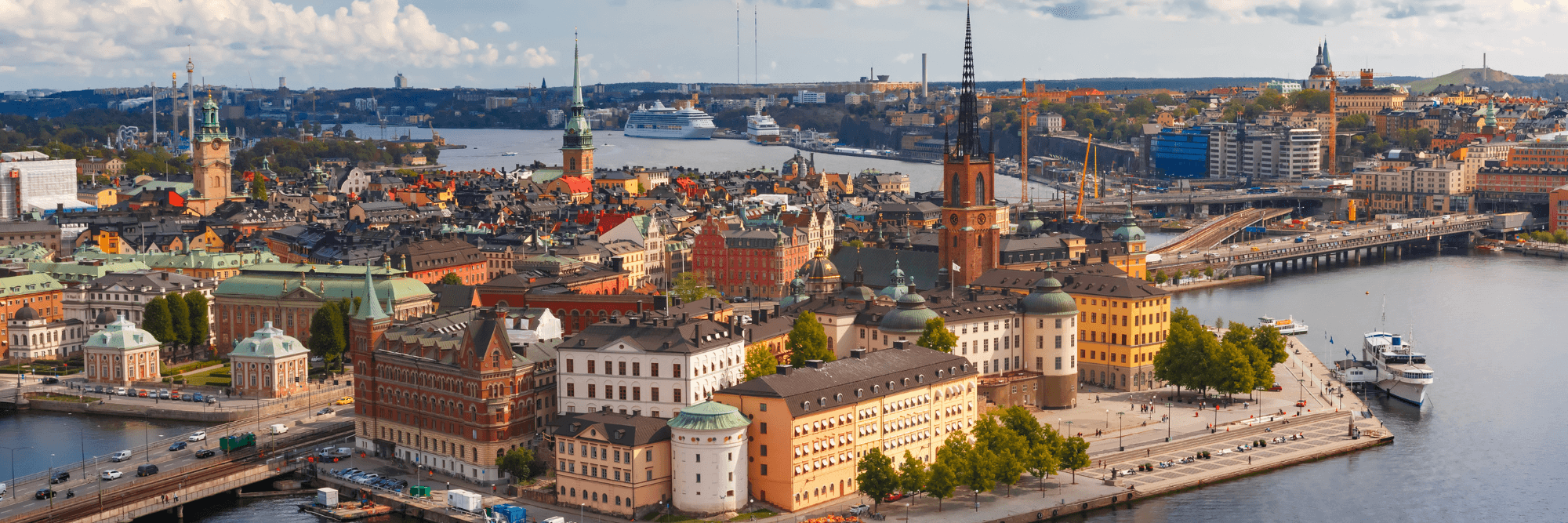 Vy över stockholm