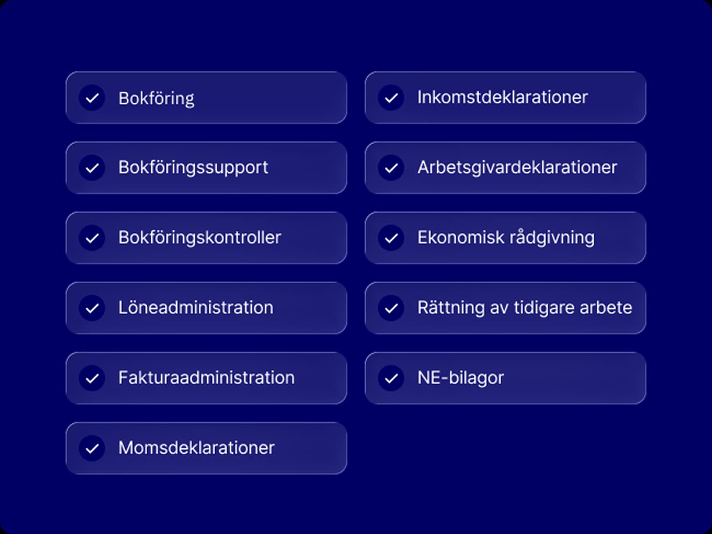 Ordning i bokföringen